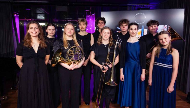 The performers of the launch event. Photo: Jani Telatie